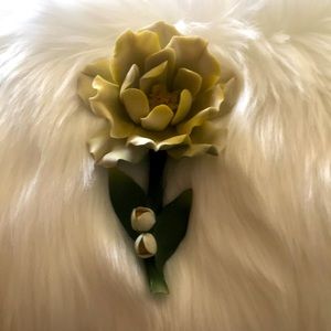 Vintage Capodimonte flower.